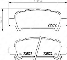 КОЛОДКИ ТОРМОЗНЫЕ ДИСКОВЫЕ IXAT X3P0117