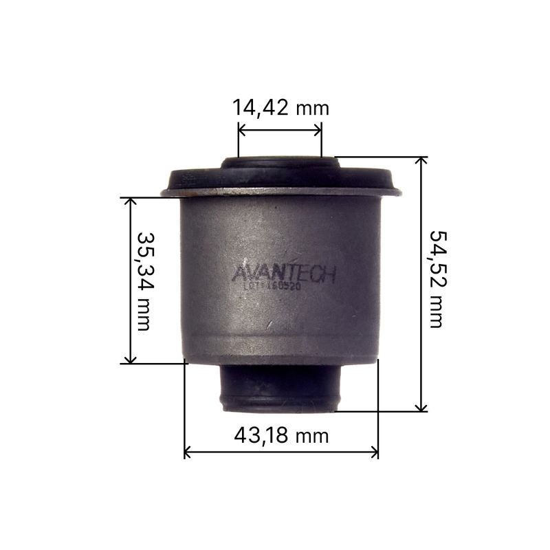 САЙЛЕНТБЛОК РЫЧАГА ПОДВЕСКИ AVANTECH ASB0272