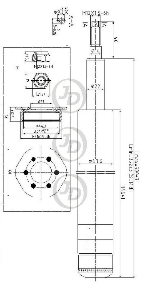 КАРТРИДЖ СТОЙКИ JD JAC0261