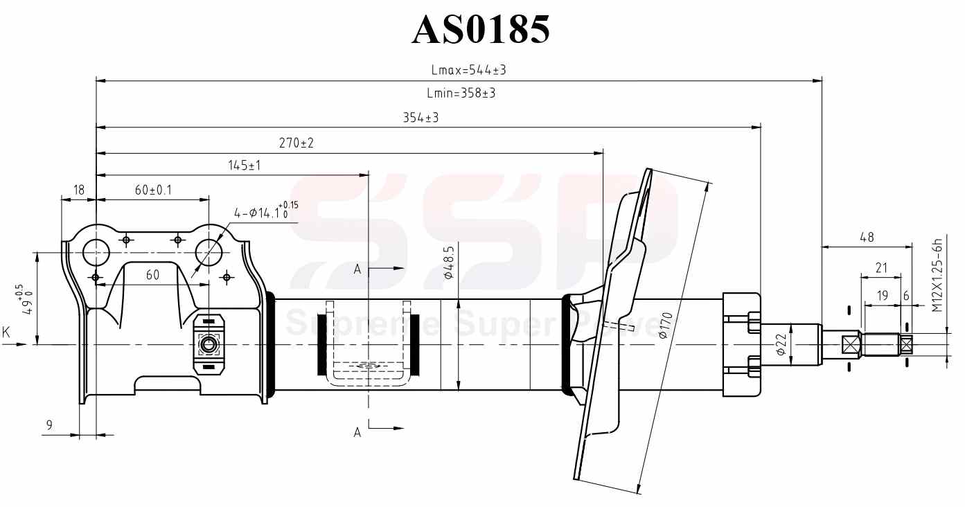 СТОЙКА ГАЗОМАСЛЯНАЯ SSP AS0185