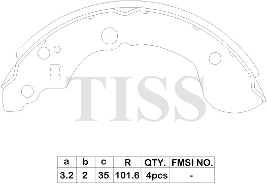 КОЛОДКИ ТОРМОЗНЫЕ БАРАБАННЫЕ PARAUT T283365