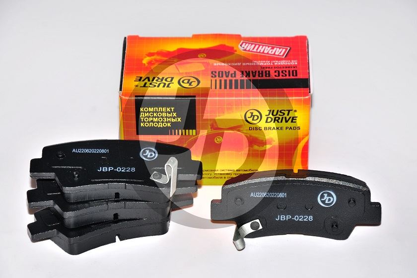 КОЛОДКИ ТОРМОЗНЫЕ ДИСКОВЫЕ JD JBP0228