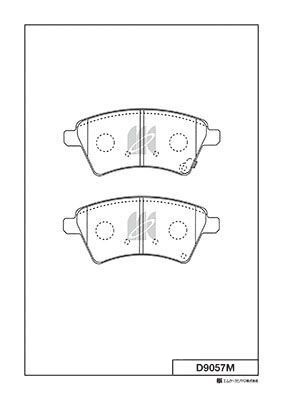 КОЛОДКИ ТОРМОЗНЫЕ ДИСКОВЫЕ IXAT X3P0212