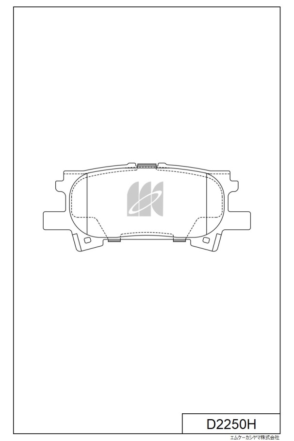 КОЛОДКИ ТОРМОЗНЫЕ ДИСКОВЫЕ KASHIYAMA D2250H