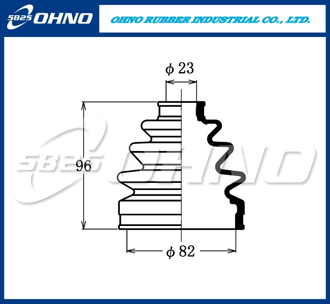 ПЫЛЬНИК ПРИВОДА OHNO 5-825 FB2093