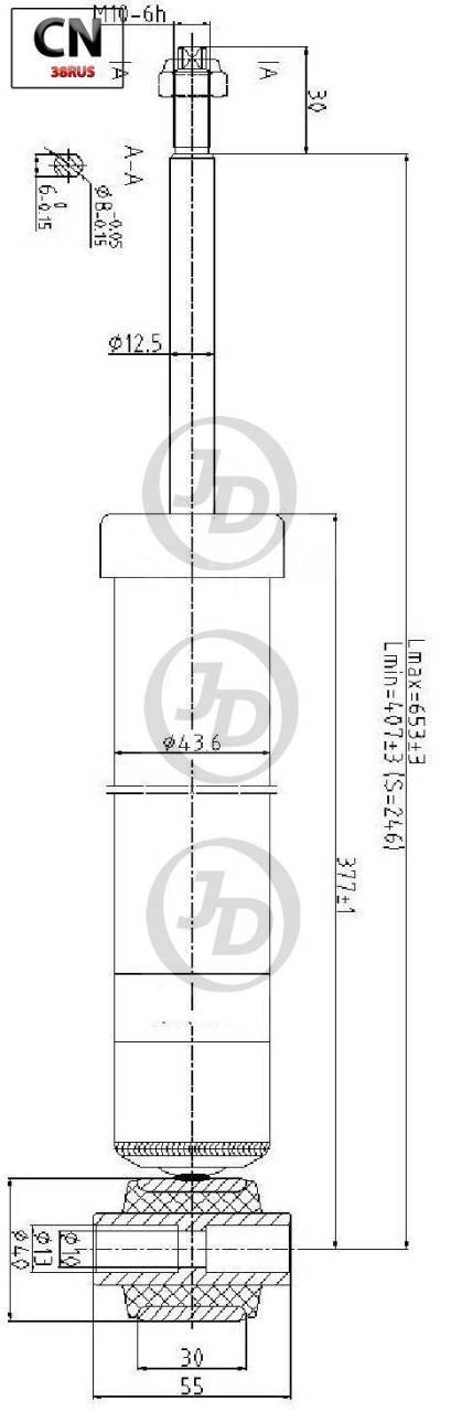 АМОРТИЗАТОР ПОДВЕСКИ JD JAA0247