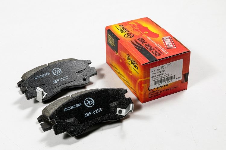 КОЛОДКИ ТОРМОЗНЫЕ ДИСКОВЫЕ JD JBP0253