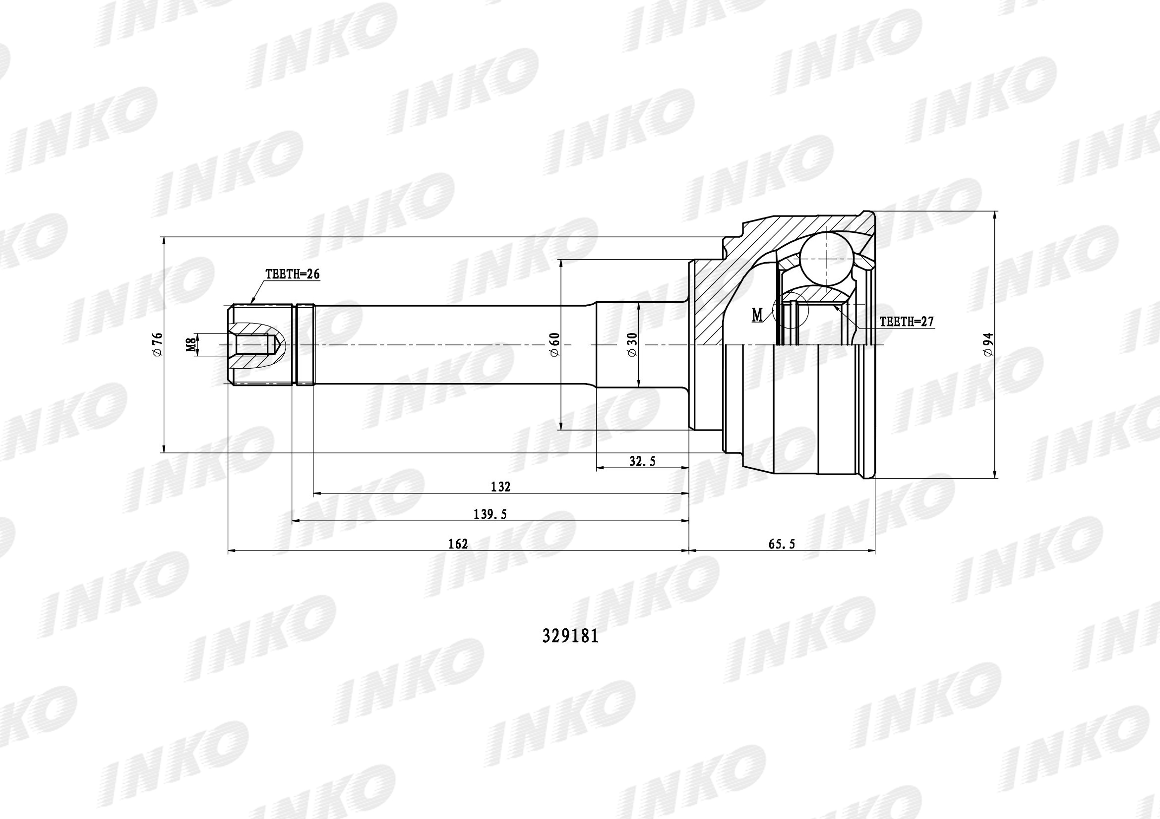 ШРУС INKO 329181
