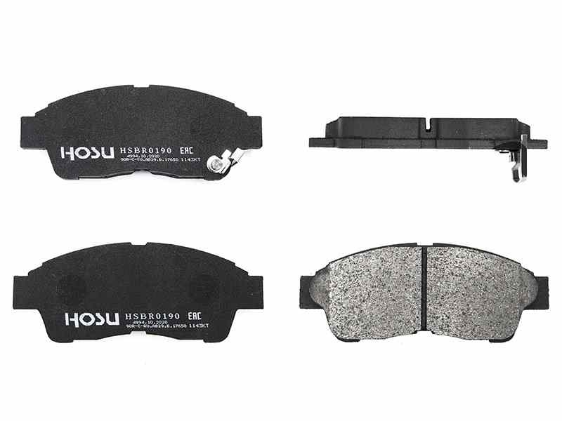 КОЛОДКИ ТОРМОЗНЫЕ ДИСКОВЫЕ HOSU HSBR0190