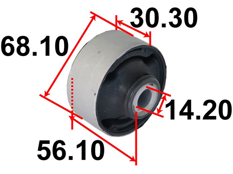 САЙЛЕНТБЛОК РЫЧАГА ПОДВЕСКИ TENACITY AAMHO1073