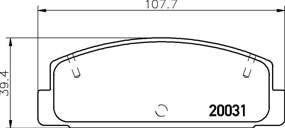 КОЛОДКИ ТОРМОЗНЫЕ ДИСКОВЫЕ PARTRA BP6204
