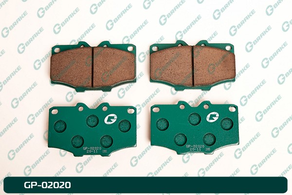 КОЛОДКИ РУЧНОГО ТОРМОЗА G-BRAKE GP02020