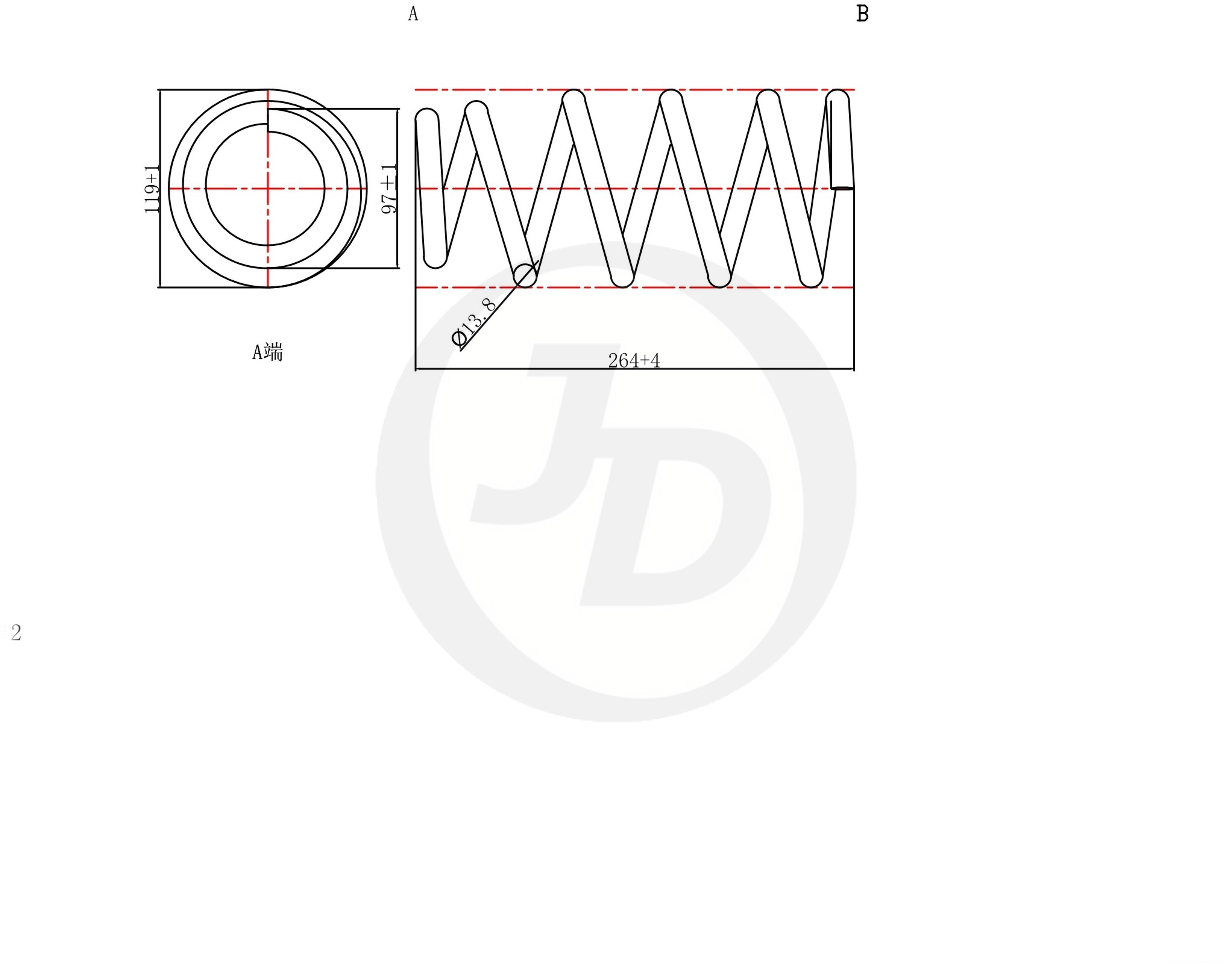 ПРУЖИНА ПОДВЕСКИ JD JJS2106