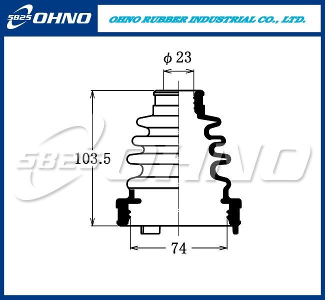 ПЫЛЬНИК ПРИВОДА OHNO 5-825 FB2204