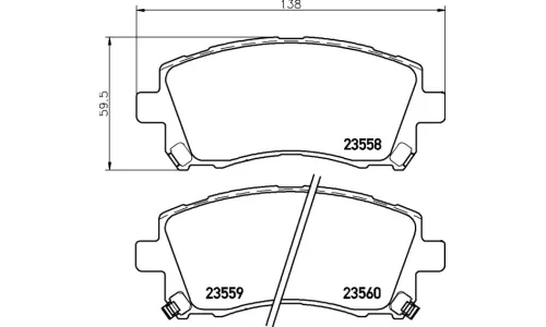 КОЛОДКИ ТОРМОЗНЫЕ ДИСКОВЫЕ NISSHINBO PF7390