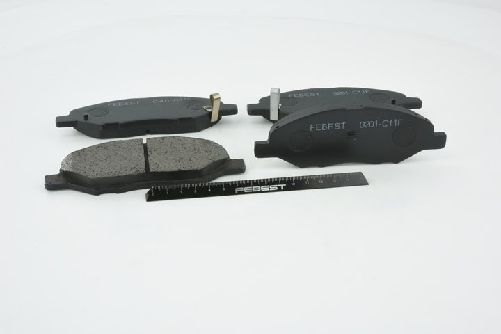 КОЛОДКИ ТОРМОЗНЫЕ ДИСКОВЫЕ FEBEST 0201C11F