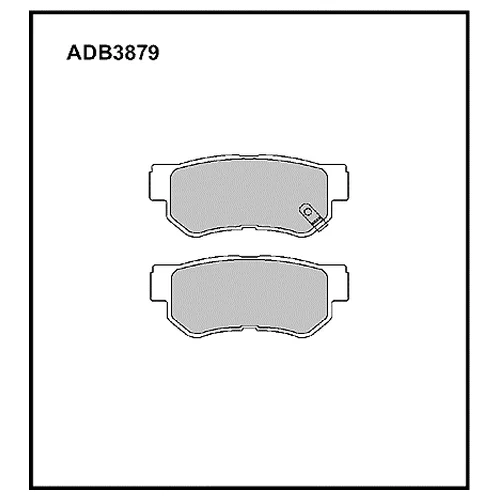 КОЛОДКИ ТОРМОЗНЫЕ ДИСКОВЫЕ ALLIED NIPPON ADB3879