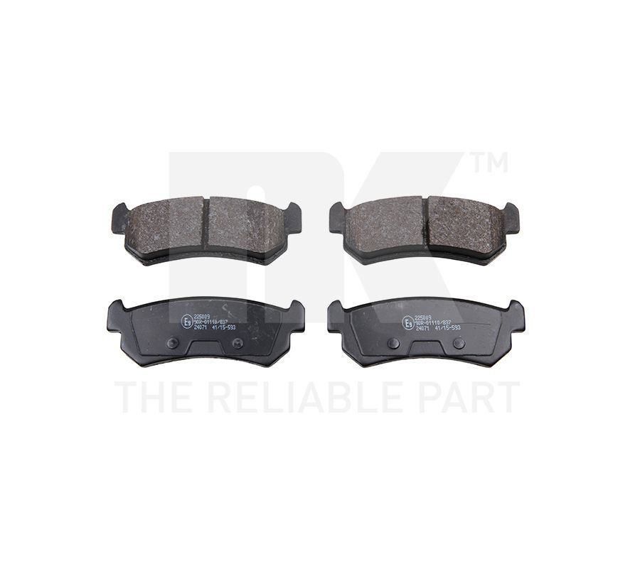 КОЛОДКИ ТОРМОЗНЫЕ ДИСКОВЫЕ NK 225009