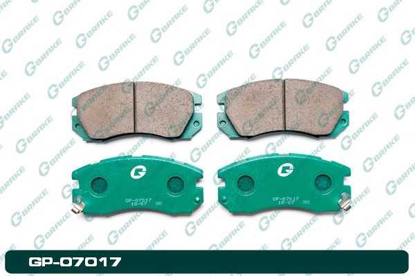 КОЛОДКИ ТОРМОЗНЫЕ ДИСКОВЫЕ G-BRAKE GP07017