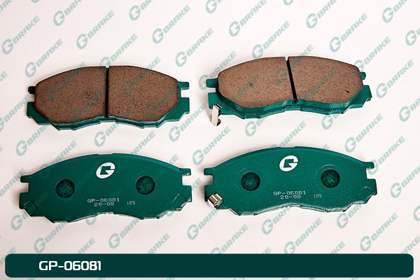 КОЛОДКИ ТОРМОЗНЫЕ ДИСКОВЫЕ G-BRAKE GP06081