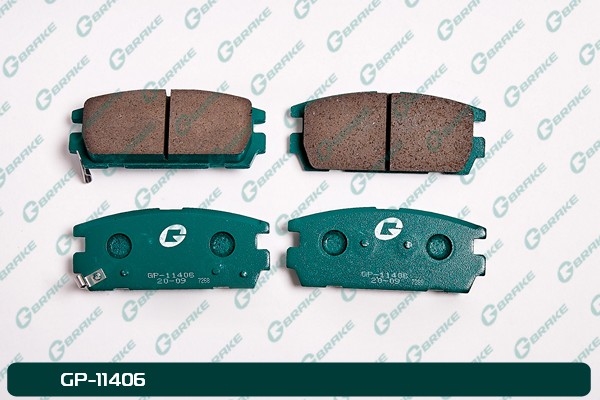 КОЛОДКИ ТОРМОЗНЫЕ ДИСКОВЫЕ G-BRAKE GP11406