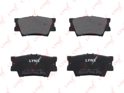 КОЛОДКИ ТОРМОЗНЫЕ ДИСКОВЫЕ LYNXauto BD7532