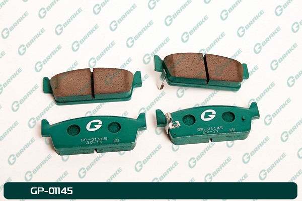 КОЛОДКИ ТОРМОЗНЫЕ ДИСКОВЫЕ G-BRAKE GP01145