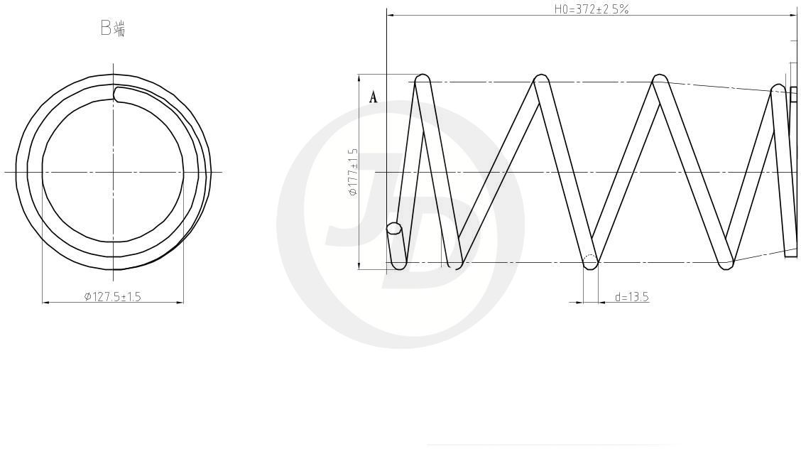 ПРУЖИНА ПОДВЕСКИ JD JJS1150