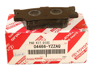 КОЛОДКИ ТОРМОЗНЫЕ ДИСКОВЫЕ TOYOTA 04466YZZAQ