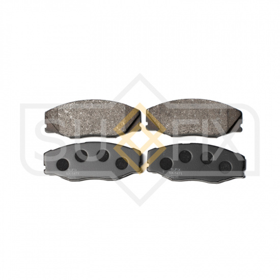 КОЛОДКИ ТОРМОЗНЫЕ ДИСКОВЫЕ SUFIX SX1471