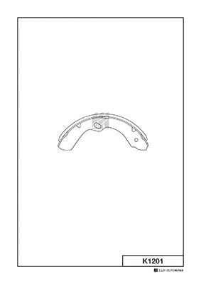 КОЛОДКИ ТОРМОЗНЫЕ БАРАБАННЫЕ KASHIYAMA K1201