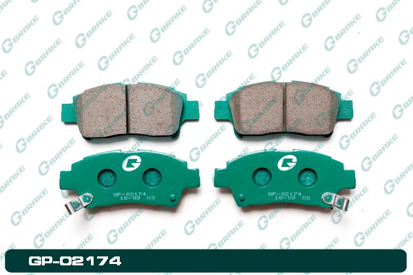 КОЛОДКИ ТОРМОЗНЫЕ ДИСКОВЫЕ G-BRAKE GP02174