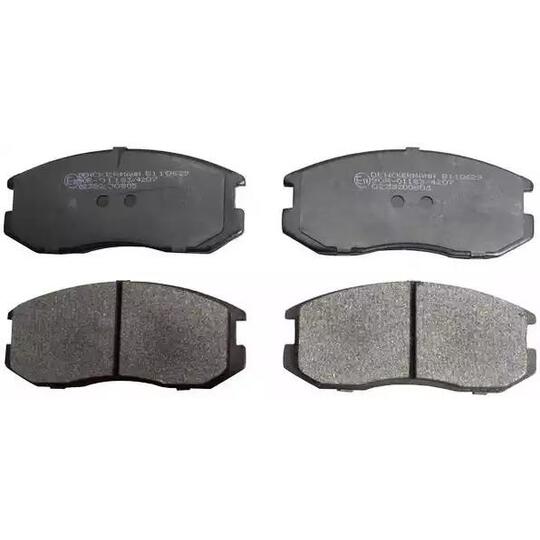 КОЛОДКИ ТОРМОЗНЫЕ ДИСКОВЫЕ IXAT X3P0197