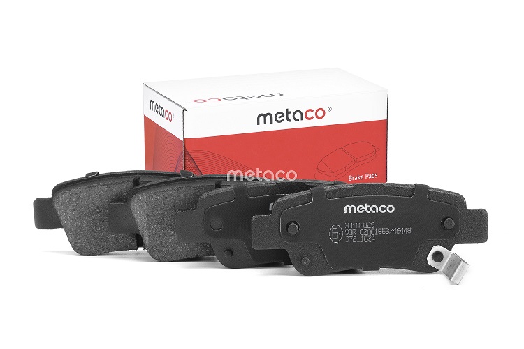КОЛОДКИ ТОРМОЗНЫЕ ДИСКОВЫЕ METACO 3010029
