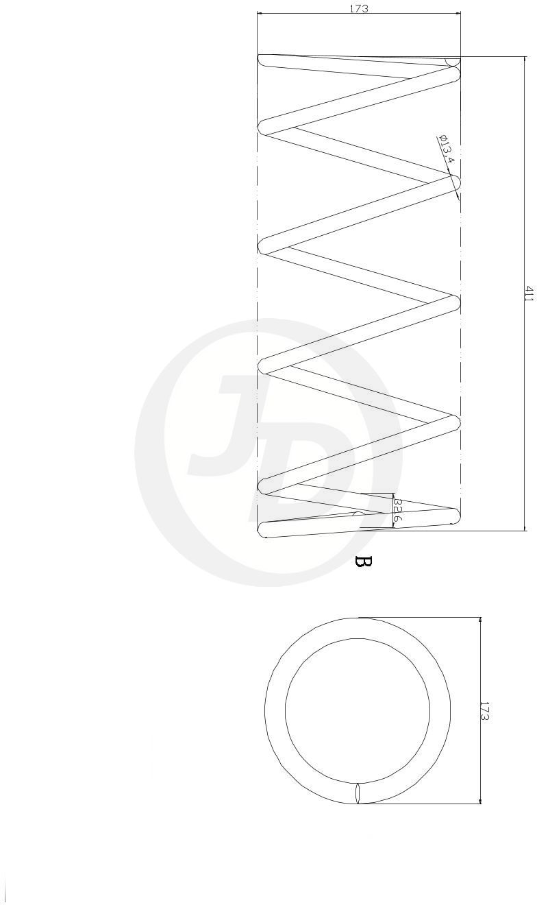 ПРУЖИНА ПОДВЕСКИ JD JJS2194