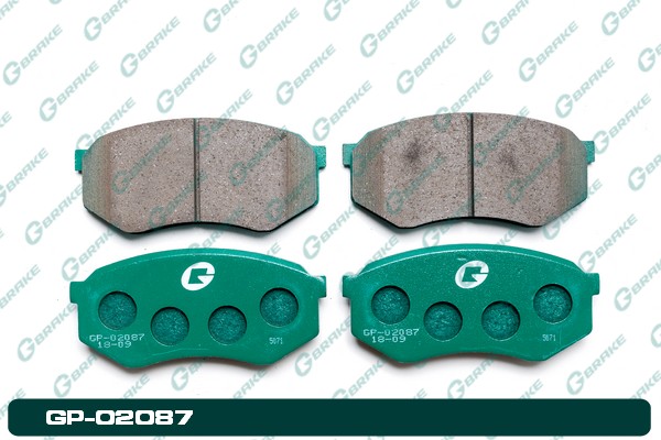 КОЛОДКИ ТОРМОЗНЫЕ ДИСКОВЫЕ G-BRAKE GP02087