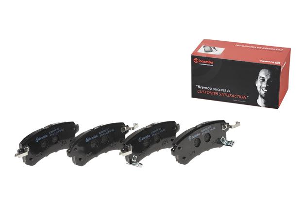 КОЛОДКИ ТОРМОЗНЫЕ ДИСКОВЫЕ BREMBO P56082