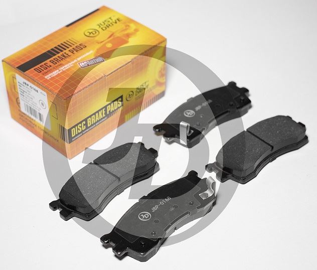 КОЛОДКИ ТОРМОЗНЫЕ ДИСКОВЫЕ JD JBP0168