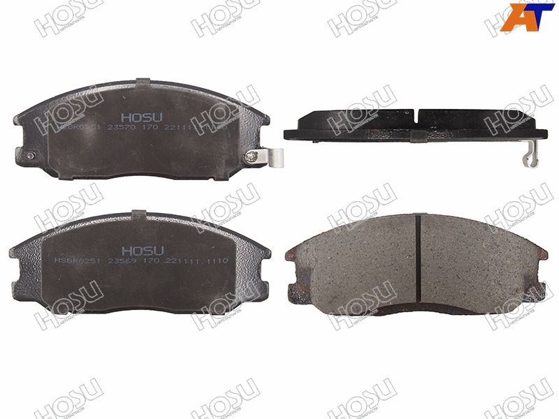 КОЛОДКИ ТОРМОЗНЫЕ ДИСКОВЫЕ HOSU HSBR0251