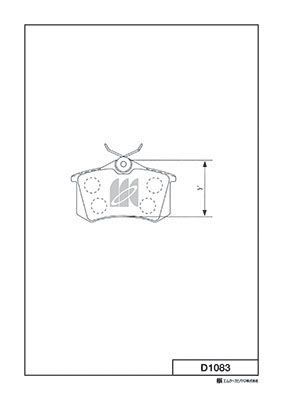 КОЛОДКИ ТОРМОЗНЫЕ ДИСКОВЫЕ KASHIYAMA D1083