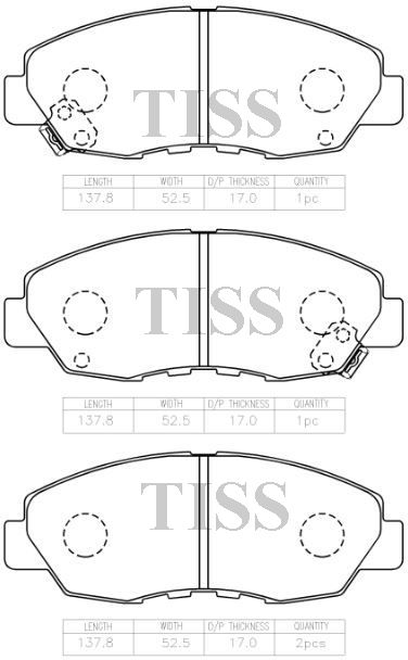 КОЛОДКИ ТОРМОЗНЫЕ ДИСКОВЫЕ TOKICO RN496M