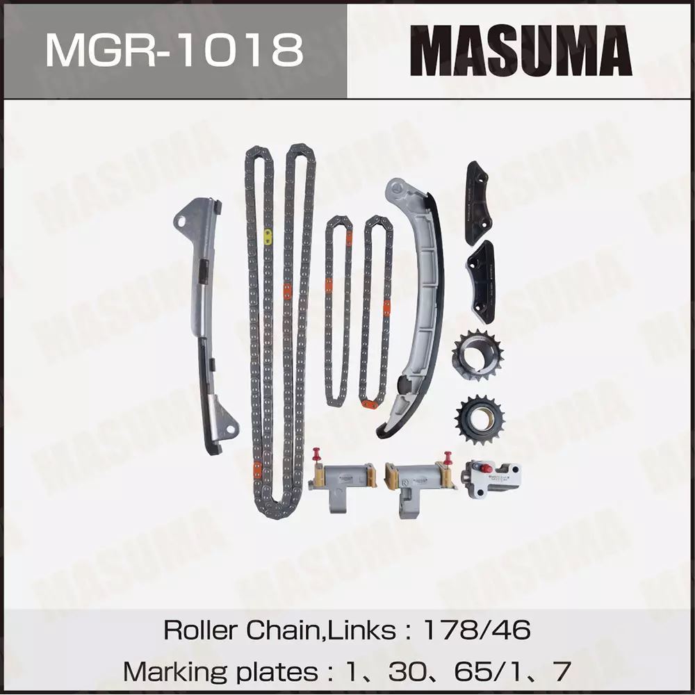 РЕМКОМПЛЕКТ ЦЕПИ ГРМ MASUMA MGR1018
