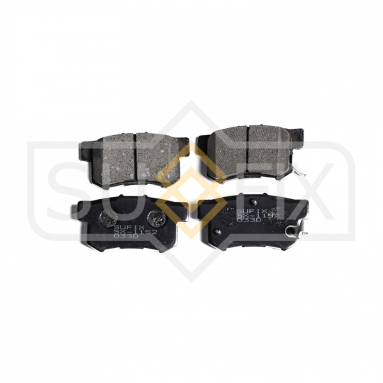 КОЛОДКИ ТОРМОЗНЫЕ ДИСКОВЫЕ SUFIX SX1152