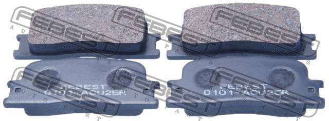 КОЛОДКИ ТОРМОЗНЫЕ ДИСКОВЫЕ FEBEST 0101ACU25R