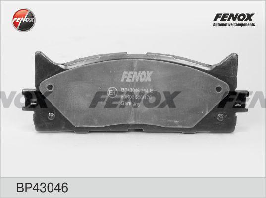 КОЛОДКИ ТОРМОЗНЫЕ ДИСКОВЫЕ FENOX BP43046