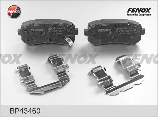 КОЛОДКИ ТОРМОЗНЫЕ ДИСКОВЫЕ FENOX BP43460