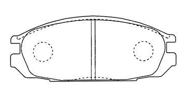 КОЛОДКИ ТОРМОЗНЫЕ ДИСКОВЫЕ NISSHINBO PF2371