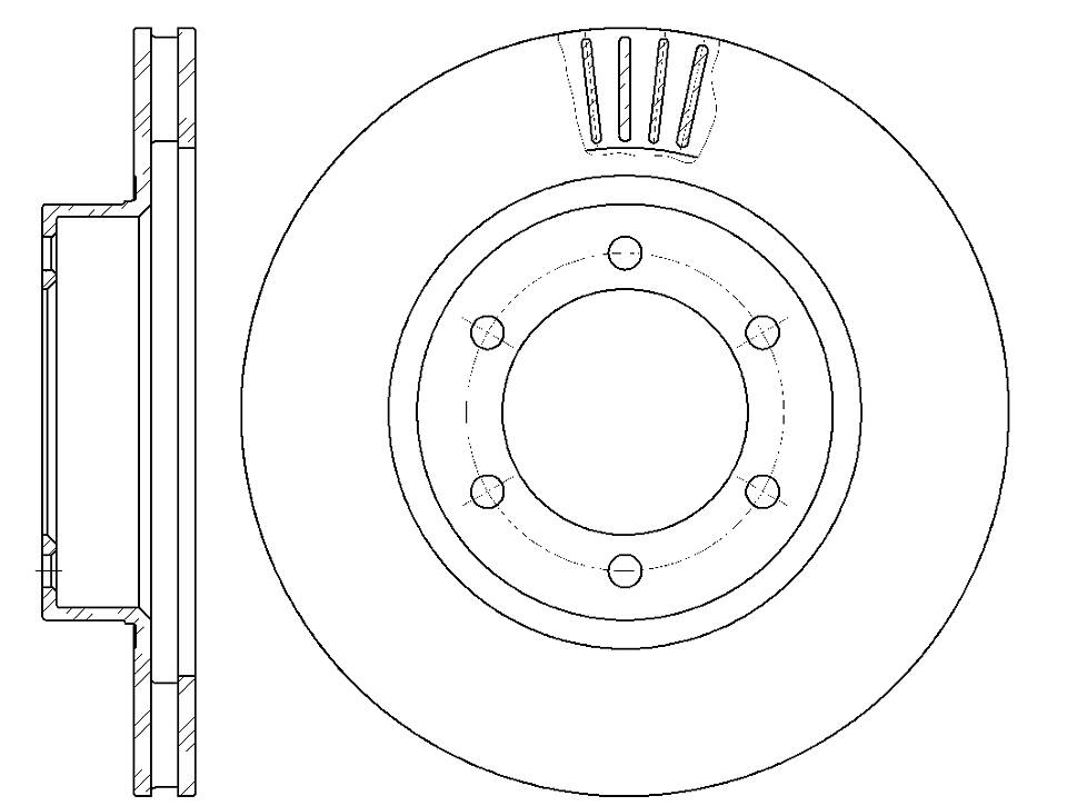 ДИСК ТОРМОЗНОЙ G-BRAKE GR02916