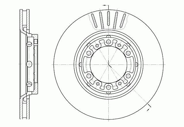 ДИСК ТОРМОЗНОЙ G-BRAKE GR02814