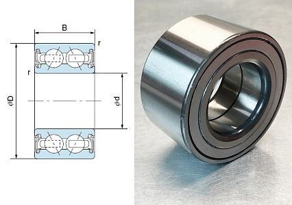 ПОДШИПНИК СТУПИЦЫ FBJ JWB3046